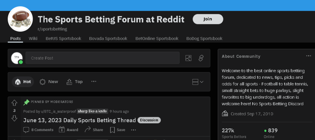 Mejores Foros. The Sports Betting Forum at Reddit