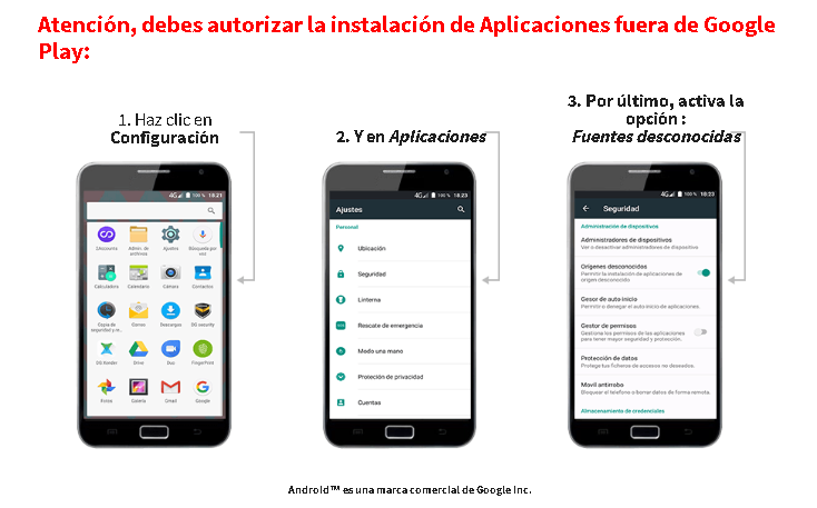 Configuracion Aplicaciones Google Play