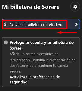 activar-billetera-sorare