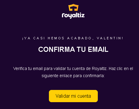 validacion-cuenta-royaltiz